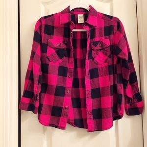 Faded Glory Red Plaid |L|